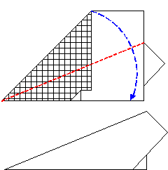   Figure 13 - Turn Over, Fold Down Left Wing