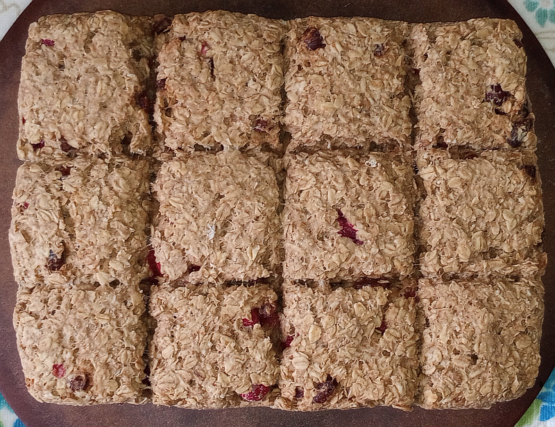 Photo: baked oatcakes fresh from the oven